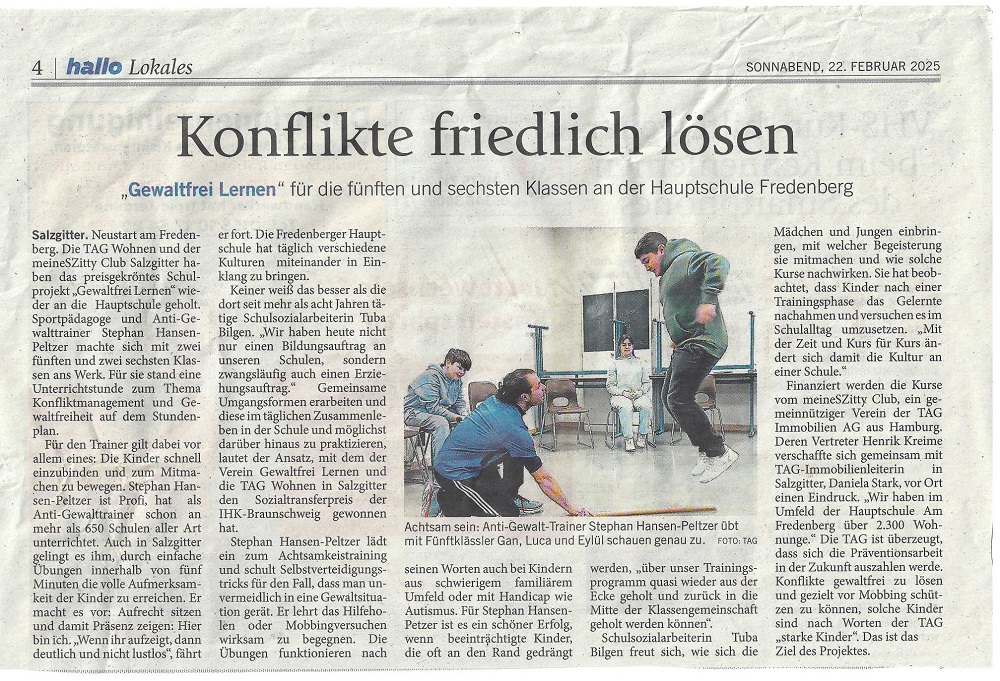 Gewaltfrei Lernen HalloSZ 22.02.2025