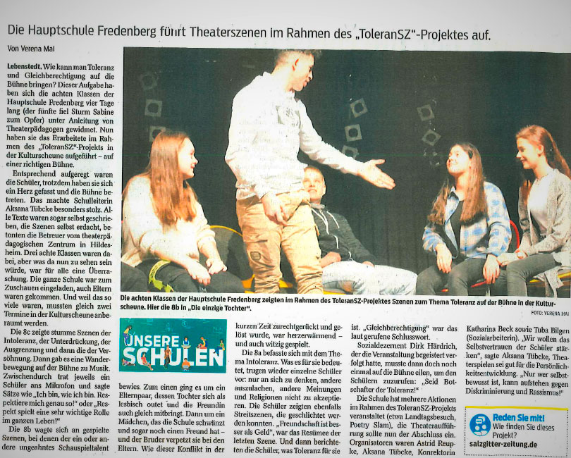 ToleranSZ Theaterprojekt 20200214